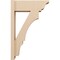 Ekena Millwork 8-in W x 22-in D x 34-in H Balboa Trad Rough Cedar Woodgrain TimberThane Outlooker, Primed Tan OUTUR080X22X34BOA04RCPR - alternate 6